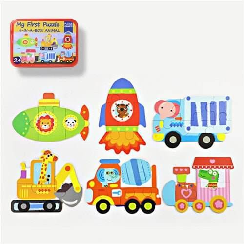 Baby 3D Animals Puzzle Iron Box - Baby Bubble Store