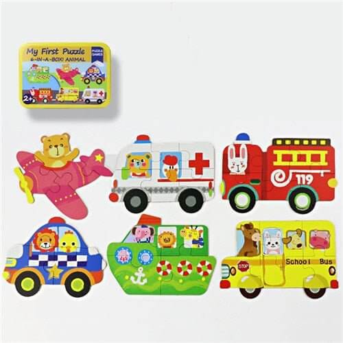 Baby 3D Animals Puzzle Iron Box - Baby Bubble Store