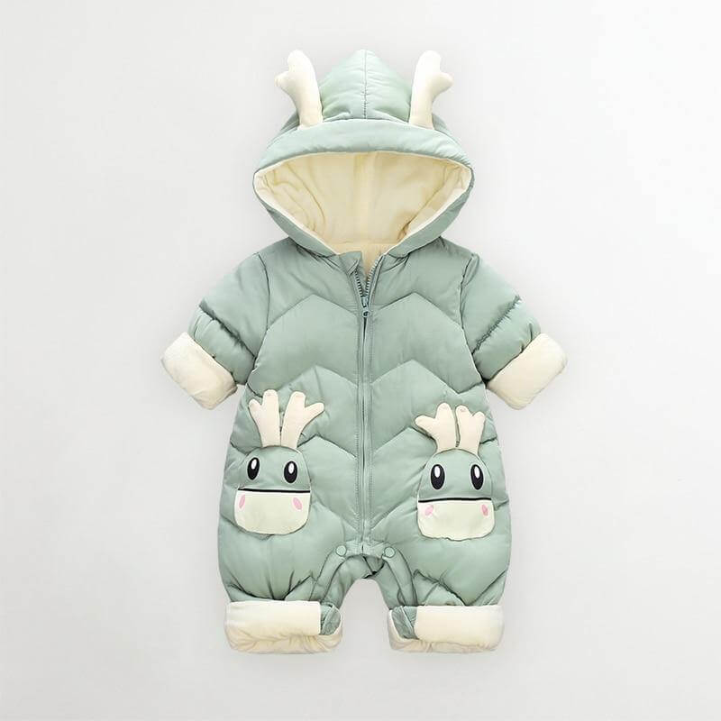 Baby Thick Winter Jumpsuit - Baby Bubble Store