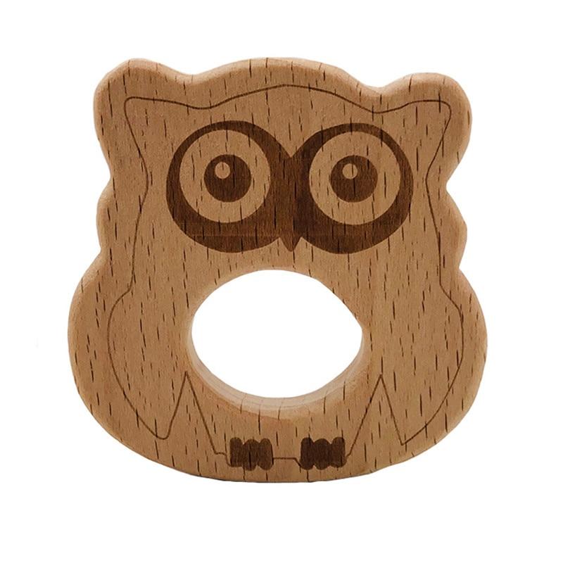 Baby Wooden Teether Cute Animals - Baby Bubble Store