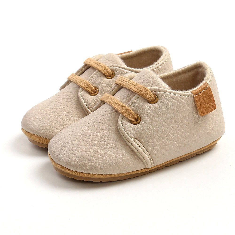 Infant Multicolor Retro Leather Shoes - Baby Bubble Store